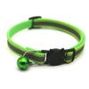 Newtensina Reflective Cat Collar with Bell - Green view 1