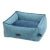 Nobby 61918 LINOU Square Comfort Bed, Blue, L x W x H: 75 x 60 x 23 cm view 2