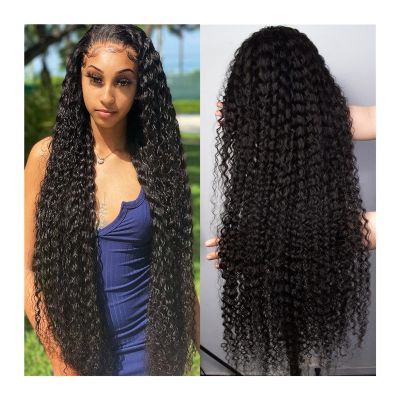 13x4 Deep Wave Frontal Bob Human Hair Wig for Women