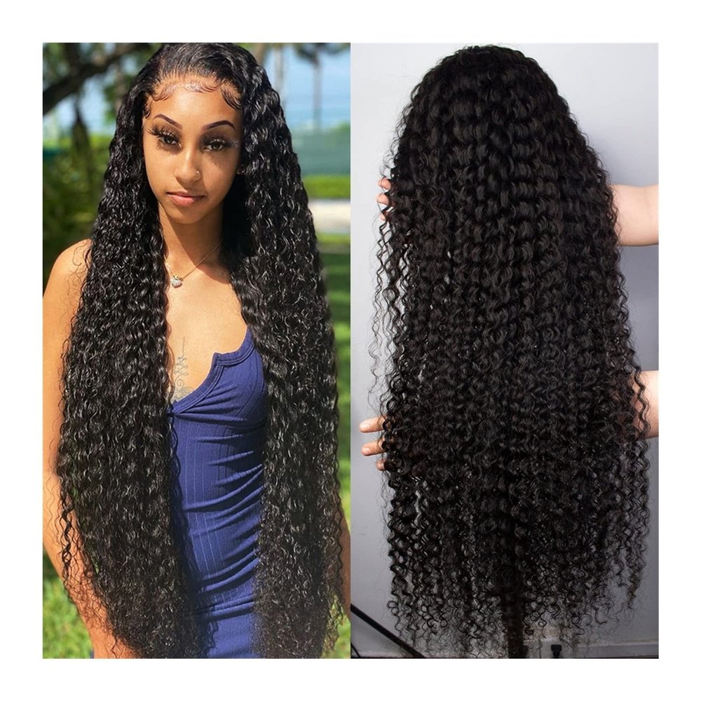 13x4 Deep Wave Frontal Bob Human Hair Wig for Women