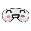 Kawaii Cartoon Smile Sleep Mask, Adjustable, Super Soft Eye Mask for Men and Women, Travel and Naps view 1