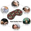 Sleep Eye Mask with Rose and Sugar Skull Design view 4