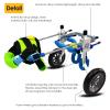 Dog/Cat Wheelchair for Hind-Leg Disabilities, Adjustable Aluminum, Size 7 (XXL) view 4