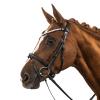BRIDLERY Superior Bridle, Silver Hardware, Standard Design, Black, Thoroughbred Size view 1