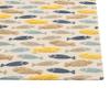 Beliani Handwoven Cotton Children's Rug with Fish Motif, 80 x 150 cm, Multicolored Ipuh view 4