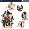 Vnurnrn Cat Art Mom Diaper Bag Travel Backpack, Large Capacity view 2