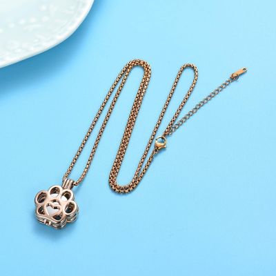 ZEZILE Custom Memorial Pendant Necklace for Pets