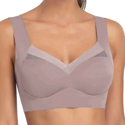 boseucn Women's Dirndl Bra, Wireless Posture-Correction Push-Up Bralette