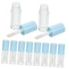 FRCOLOR 14-Piece Clear Lip Balm Containers with Applicators view 1
