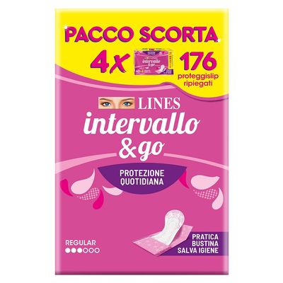 Lines Intervall & GO Folded, Ready-to-Use Pack, 176 Count