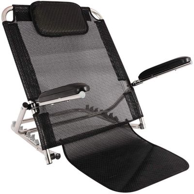 TEmkIn Foldable Bed Backrest with Armrests, Adjustable 6-Position Lumbar Support