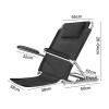 TEmkIn Foldable Bed Backrest with Armrests, Adjustable 6-Position Lumbar Support view 2