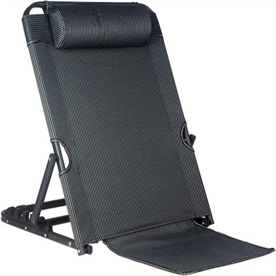 Adjustable Bed Backrest, Sit-Up Backrest, Folding Chair, Pillow, Breathable Backrest for Outdoor Trips, Dorms, and Home, Sands