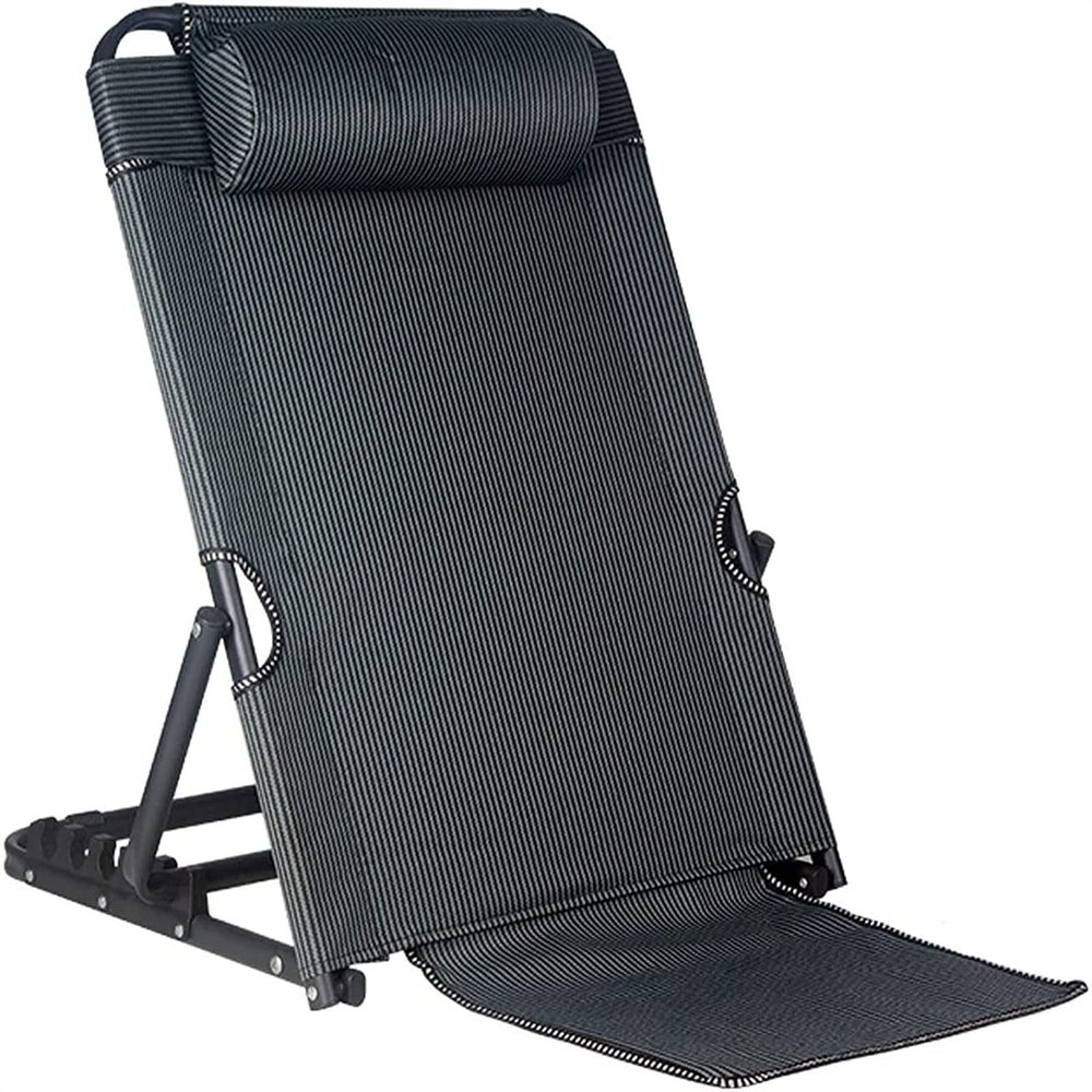 Adjustable Bed Backrest, Sit-Up Backrest, Folding Chair, Pillow, Breathable Backrest for Outdoor Trips, Dorms, and Home, Sands