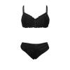 SKFLABOOF Women's Sexy Costume Outfit with Bra Set, Latex Dress and Bodysuit view 4