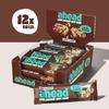 AHEAD Nut Bar | Sugar-Free Nut Muesli Bar with Dark Chocolate, Cashews & Sea Salt Flakes, 12 x 35 g, Only 1.7 g Sugar per Bar, Dark & Salty view 3