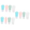 FOMIYES 12-Piece Hanging Silicone Travel Bottles view 1