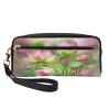 Small PU Leather Cosmetic Bag with British Flag, Zippered Travel Makeup Bag for Women view 1