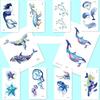 Fake Tattoos: Whale, Dolphin, Starfish, Jellyfish and Mermaid Designs view 1