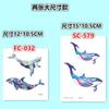 Fake Tattoos: Whale, Dolphin, Starfish, Jellyfish and Mermaid Designs view 2