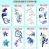 Fake Tattoos: Whale, Dolphin, Starfish, Jellyfish and Mermaid Designs view 3