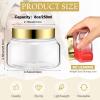Mumufy 237 mL Gold Plastic Cosmetic Jars with Lids view 2