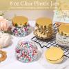 Mumufy 237 mL Gold Plastic Cosmetic Jars with Lids view 3