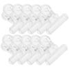 Beavorty 120-Piece Clear Nail Extension Clips view 1
