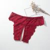 TIMIYUYU Women's Open-Crotch Lace Thong view 3