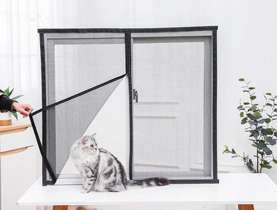 PIURUF Removable Anti-Mosquito Window and Balcony Mesh Screen