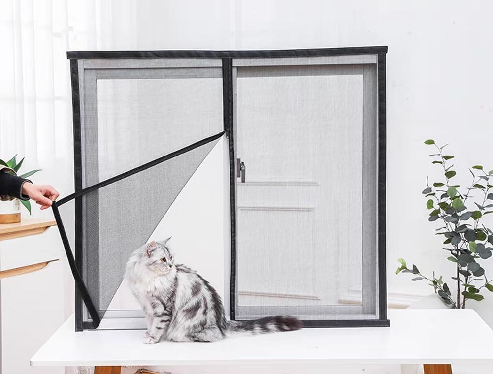 PIURUF Removable Anti-Mosquito Window and Balcony Mesh Screen