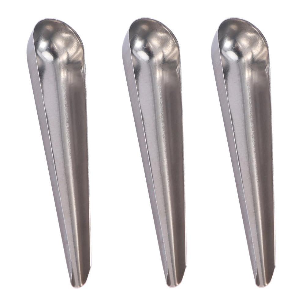 Leadigol Stainless Steel Bird Food Scoop, 3 Pack