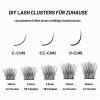 Lanciley Individual Cluster Lashes, 144 Pieces, C/D Curl, 10/12/14/15/16 mm - L28 view 3