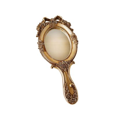Fenteer Vintage Hand Mirror with Handle, Princess Design
