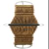 SHOWMEN CRAFT Double-Woven Mohair Roper Horse Girth, Western, Brown view 1