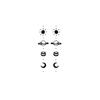 8-Piece Fake Tattoos: Sun, Moon, Planet & Earth, Waterproof Temporary Tattoos for Arms and Ankles view 1