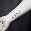8-Piece Fake Tattoos: Sun, Moon, Planet & Earth, Waterproof Temporary Tattoos for Arms and Ankles view 2