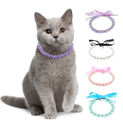 Ranphy Pet Pearl Necklace for Small Dogs and Cats