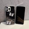 Rnrieyta Miagon Crystal Glitter Case for Samsung Galaxy Note 20 Ultra, Clear Bling Sparkle Stars Cover, Slim Thin Protective Case, Black Butterfly 2 view 3