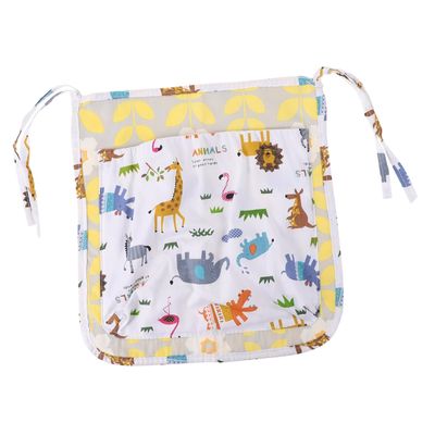 Cabilock Multifunctional Cotton Hanging Storage Bag for Baby Cribs