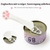 Meow&Woof Cat Food Can Cover with Spoon, Gray view 3