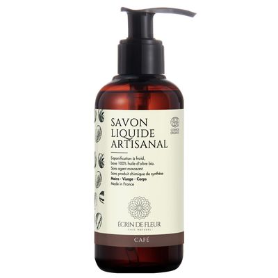 crin de Fleur Certified Organic Handmade Liquid Soap - Coffee, 250 ml