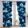 SZLYZM Cloud Blackout Curtains, 2-Piece Set, Star Pattern, 220 x 140 cm view 2