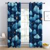 SZLYZM Cloud Blackout Curtains, 2-Piece Set, Star Pattern, 220 x 140 cm view 3