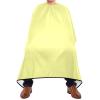 Red Waterproof Haircut Cape, Salon Apron, 165 x 140 cm, Washable, Champagne Yellow, One Size view 2