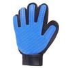 AGBARR Silicone Pet Grooming Glove, Purple, Left Hand view 4