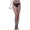 Sunnyuk Women's Sheer Open-Crotch Fishnet Pantyhose with Lace view 1