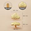 PILYON 2-Pack Cabinet Knobs, Pure Copper, Golden Lucky Cat, Antler, Star, Kids' Cartoon Designs, 39 mm Cloud Length view 2