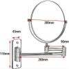 NATWEE Magnifying Makeup Mirror, Rotating Wall-Mounted Double Mirror, Bathroom Mirror — It's So Kind of You view 3