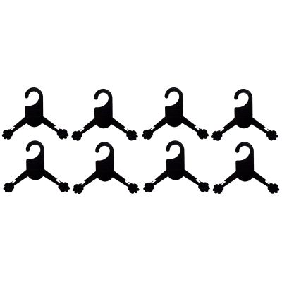 POPETPOP 20-Piece Plastic Pet Clothes Hangers for Dogs, Small